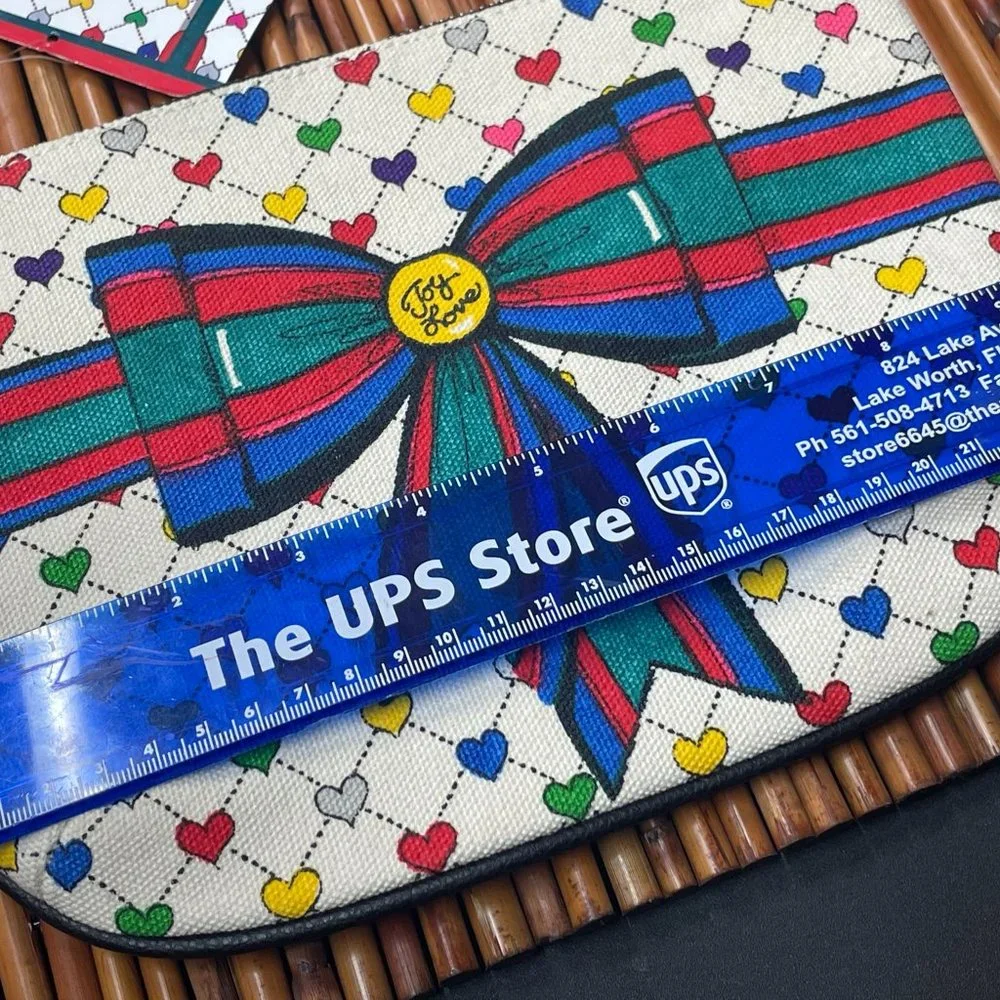 VINTAGE BRIGHTON Gift Bow Purse with ITS OWN BOW "Gift Pouch Purse" Clutch Bag - Picture 10 of 12